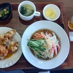 Asian Dining FOOD EIGHT - ◆冷やし中華＋唐揚げ定食◆800円♪