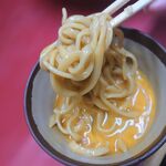 ラーメン二郎 - 生玉子ですき焼き風に～♪