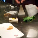 月光仮面 - フレッシュ“フォアグラ”の鉄板焼 （￥2200）