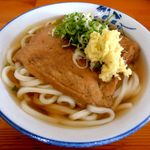 手打麺や 大島 - かけうどん2玉+お揚げ
