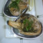 居魚屋　網元 - 大アサリ、醤油焼き、でかすぎ！！