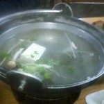 居魚屋　網元 - 鯖しゃぶ用のお鍋です