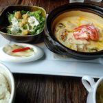 鶏のココナッツ煮込み定食