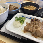 Matsuya - 牛皿＋牛焼肉セット