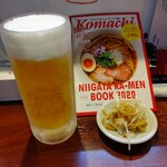 麺の風 祥気 - 生ビール@500