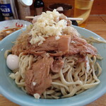 ラーメン そら - 麺少な目＋にんにくマシ