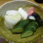 小暮や - 新香盛り合わせ