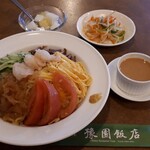 豫園飯店 - 五目冷麺　つゆは別添えです