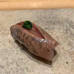 鮨 由う - ・大阪湾産真鯵　あたりネギで