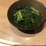 まんてん鮨 日本橋 - とろみのある菜葉