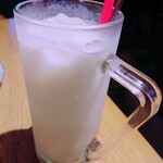 ギャニオン カフェ 桑園店 - 底に溜まっている蜂蜜を完全に混ぜてみました。
                                こうすると一見プレーンラッシーに見えますね。