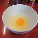 ラーメン二郎 - 生玉子　50円