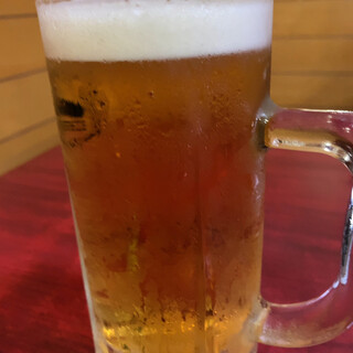 唐島焼肉店 - ドリンク写真:生ビールはスーパードライ