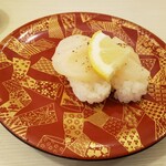 海鮮寿司とれとれ市場 - ホタテ塩炙り341円