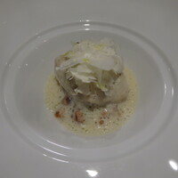 レストラン ラ・フロレゾン・ドゥ・タケウチ - ～LA DAURADE～師崎産天然真鯛のア・ラ・ヴァプール タコのラグーとカリフラワーのデュバリー風