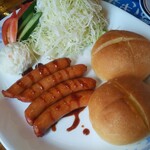 コメダ珈琲店 - ウインナーはパリっ！！