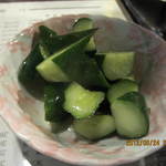 まつふじ - キュウリの浅漬け