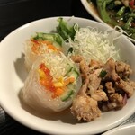 タイ屋台 チャオ チェンマイ - ランチセットのサラダ