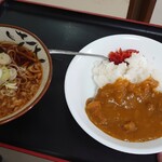 山あげ そば - カレーセット