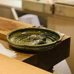 沼田 - 16. 徳島 雄貝（黒）鮑肝。後から投入。