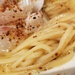 麺屋 六感堂 - 冷製雲丹ラーメン＋雲丹増し ＋真鯛昆布締めトッピング