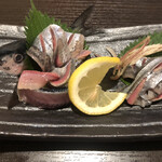 餃子居酒屋 彩 - 北海道産 新さんま刺身