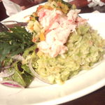 アンフォラ - 蟹身とアボカド　２種の麦和えサラダ　¥850