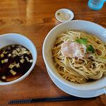 麺屋 藤むら - 昆布水つけ麺 醤油 + 大盛