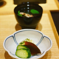 わたべ - 香の物、肝吸い