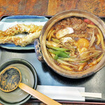 みのや - 親子味噌煮込みｗｉｔｈちくわ天