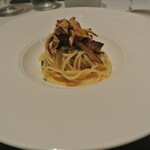 リストランテ カノフィーロ - 花咲蟹と松茸のアーリオオーリオ　スパゲッティ