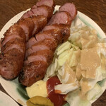 肉蔵でーぶ - 川島食品の大ウィンナー（2本）　800円