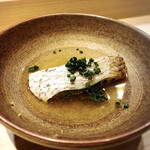 千住 しげ - のど黒酒蒸し