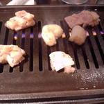 ホルモン三点盛り