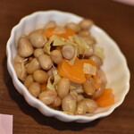 ワインバー バッカス - 茹でた落花生と湯葉の中華風和え物（５５０円）２０２０年８月