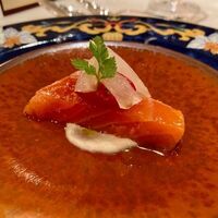 フレンチレストラン ミクニ サッポロ - アミューズは阿寒湖産ニジマス