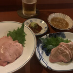 クイット - エイ肝刺と炙りエイ肝刺