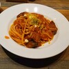 イタリアン＆ワインバー CONA - ランチの揚ナスのミートソースパスタ