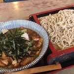 さか本 そば店 - じゃんぼつけ蕎麦