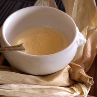 リストランテベルーガ - とうもろこしのパンナコッタ