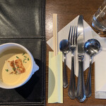 K.Cダイニング - とうもろこしの冷製ポタージュ