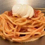 イタリア料理 スペランツァ - 水牛モッツァレラのトマトソース スパゲティー