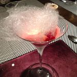 レストラン バカール - アヴァン・デセール：ストロベリーのムース