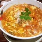 三宝記 - 酸ラー湯麺