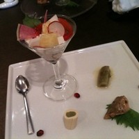 華湘 東武池袋店 - 伊勢海老コースの前菜