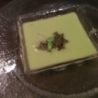 華湘 東武池袋店 - フカヒレ入り枝豆のポタージュスープ