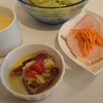 アチェーロ - 本日の前菜の盛り合わせアップ