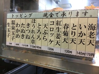 メニュー写真 名代 富士そば 柏店 柏 そば 食べログ