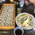 そばや清兵衛 - 天婦羅3人前