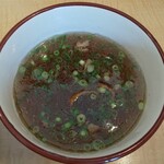 博多塩ラーメン　城 - つけ麺（つけ汁）